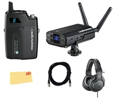 Audio-Technica ATW-1701 System 10 Camera-Mount Wireless Body-Pack System w/ Head