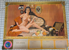 Complete Vintage 1968 Reno Harold&rsquo;s Club Casino Calendrar/ Pinup Nudes Ren Wicks