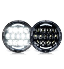 7 In Led Headlights For Jeep Wrangler Jk Tj 1997-2017 Halo Drl Turn Signal Pair