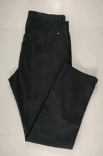 TOMMY HILFIGER-NWT-Men's Black The Flex Stretch Slim Leg Khaki Pants-Sz 34Wx32L