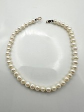 14k yellow gold clasp 4.5mm freshwater Pearl bead bracelet 8