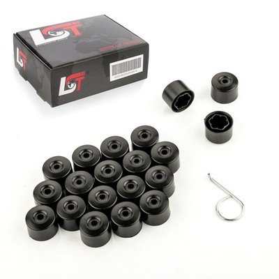 20x Abdeckkappen Radschraubenkappen Radschrauben schwarz 17 mm für CHRYSLER