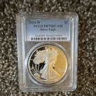United States Mint 2024-W American Silver Eagle Proof PCGS PR70 DCAM 1 oz .999