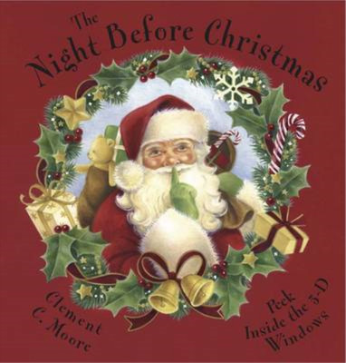 The Night Before Christmas: Peek Inside the 3-D Windows, Clement C. Moore, Used;