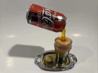Geoffrey Rose Vintage Frozen Moments Coca-Cola Sculpture W/ Tennis Ball Platter