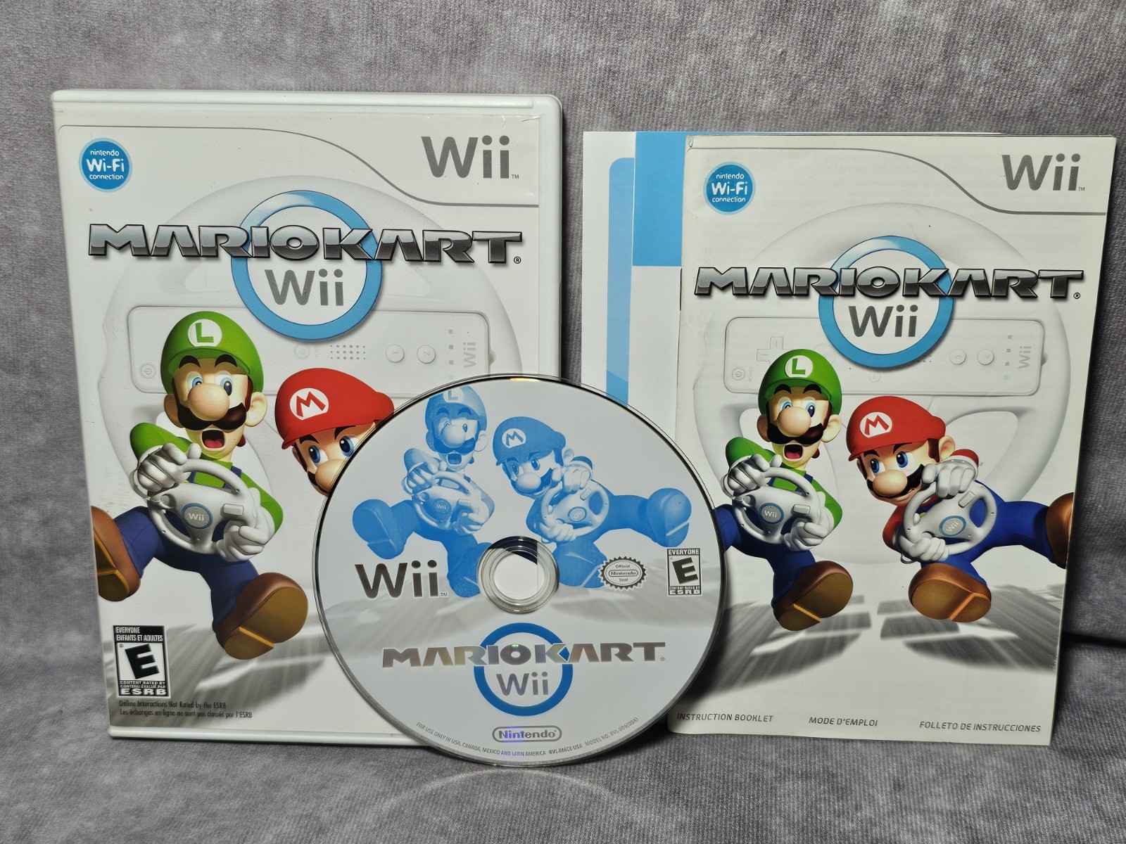 Mario Kart Wii (Nintendo Wii, 2008) Complete w/Manual CIB. Fast 🚢