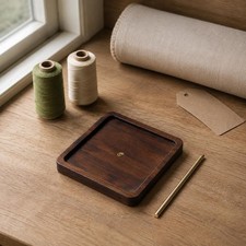 Embroidery Thread Holder Brass Rod Wooden Thread Stand Detachable