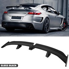 For Porsche Panamera 55rear Trunk Spoiler Pro Racing Rear Gt Wing Gloss Black