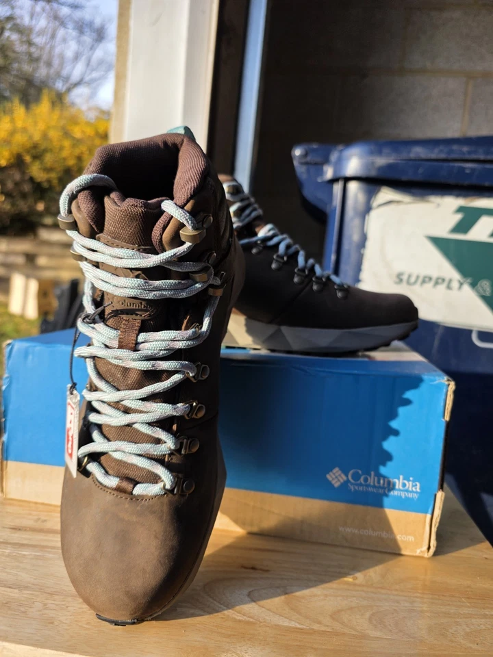 Columbia Mujeres Facet Sierra Botas de Senderismo Secas Marrón/Verde Polvoriento Talla 10 Foto 2 de 4