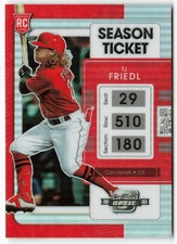2022 TJ Friedl Panini Chronicles Contenders Optic Holo Rookie Cincinnati Reds