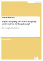 Marvin PlüMecke | 'Beyond Budgeting' Und 'Better Budgeting' Als Alternativen...