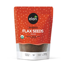 Organic Flax Seed, 9 Oz, Whole Seeds, Raw Seeds, Non-Gmo, Vegan, Gluten-Free, Ko