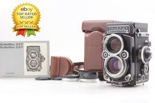 White Face 12/24 TOP MINT Case Rolleiflex 2.8F Xenotar TLR Film Camera JAPAN