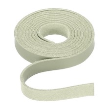 Flat Leather Cord 39 Inch 8mm , for Jewelry Making -1m/Cream