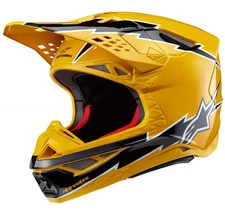 Alpinestars Supertech M10 Ampress MX Offroad Helmet Black/Yellow