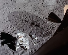 APOLLO 14 VIEW FROM LUNAR MODULE MOON NASA PHOTOGRAPH PHOTO PRINT
