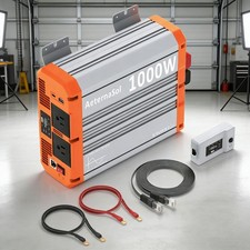 1000W Pure Sine Wave Inverter 12V DC to 110V 120V AC Converter Power US 3AC CAR