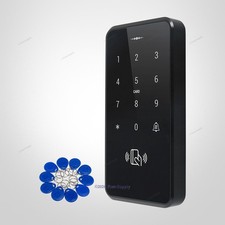 RFID Tag 125KHz Reader Access Control Keypad Door Entry Security DC12V