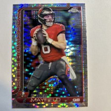 2025 Topps Chrome Football Baker Mayfield Pulsar Refractor #281 BUCCANEERS QB