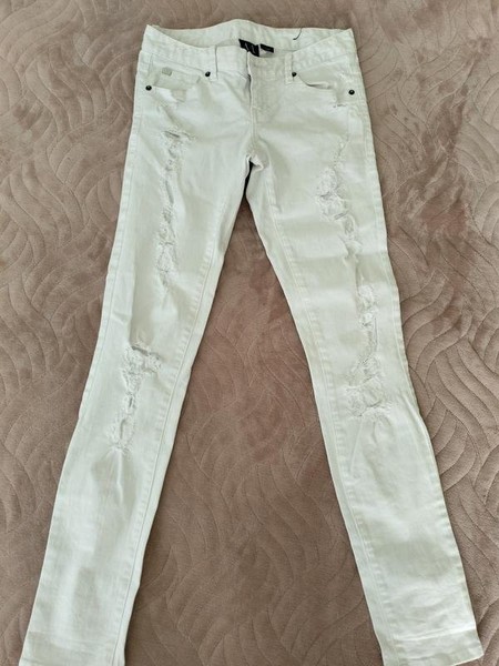 Women Armani Exchange Trousers White 36 / S / 44