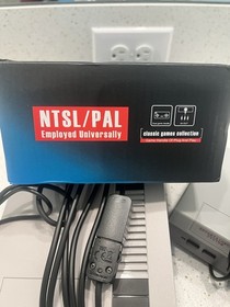 Nintendo NES Console 620 Built-In Games Controllers HDMI 1080p NTSC/PAL Gray Red