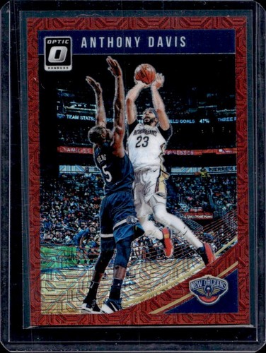 2018-19 Panini Donruss Optic Anthony Davis Choice Red #/88 Pelicans