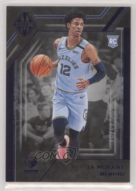 2019-20 Panini Chronicles Majestic Purple 16/49 Ja Morant #357 Rookie RC 0xz1