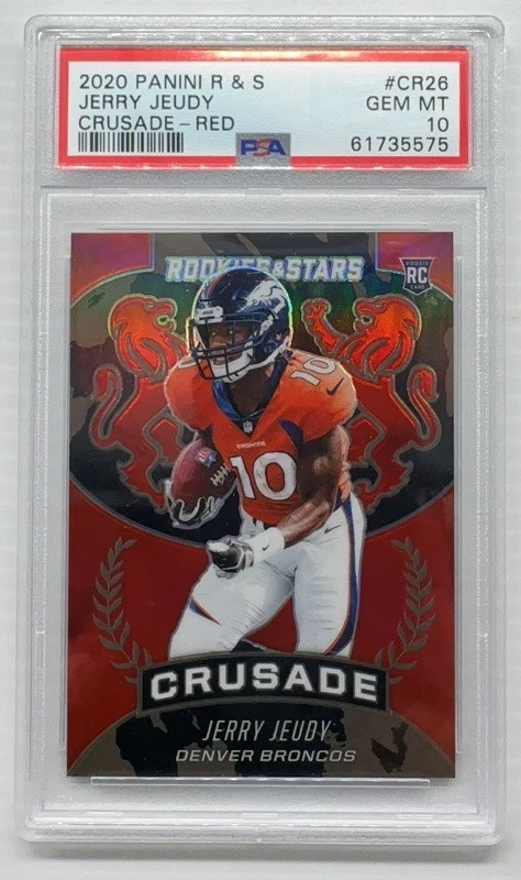 Jerry Jeudy Panini Rookies & Stars Crusade #CR26 Red