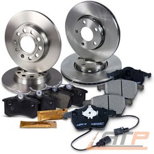 BREMSSCHEIBEN + BREMSBELÄGE VORNE + HINTEN FÜR SEAT EXEO 3R +ST