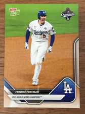 2025 Topps Now Los Angeles Dodgers World Series Champions Freddie Freeman SP