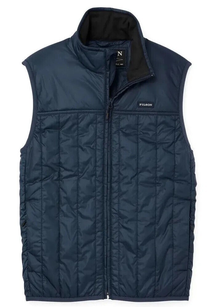 Filson Ultralight Vest PrimaLoft Gold Charcoal  Charred Teal Field XL NWT