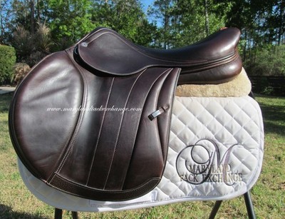 18'' EQUIPE SPECIAL ONE close contact jumping saddle-Medium/wide tree-2017 +COVER