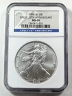 2006-W $1 American Silver Eagle NGC MS69 1 oz Coin (rjac52)