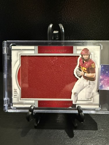 Brock Purdy #6 2025 Panini National Treasures Collegiate Silhouettes card