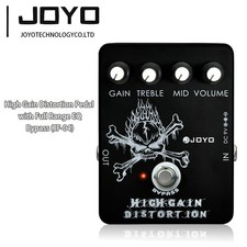 JOYO High Gain Distortion Pedal from AC/DC Crunch to Heavy Metal Full Range EQ