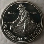 Engelhard 1985 American Prospector 1/2 oz .999 Silver Round 1 oz Total Content