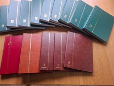 Stamp Stock Books (all A4) x 14 with Stamps