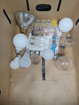 Halgon Light 120v Prem Dimmable Transparent White Lot Of 15 Verity Sizes - Image 1 of 4