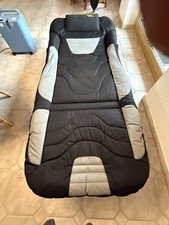   Delta Fishing Luxus Aluminium Karpfen Liege mit  Transport Tasche 