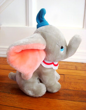 Vintage Dumbo Disneyland WALT Disney World Plush 8" Elephant Stuffed Animal wow