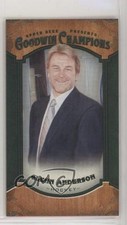 2014 Upper Deck Goodwin Champions Mini Green Blank Back Glenn Anderson HOF 0f3