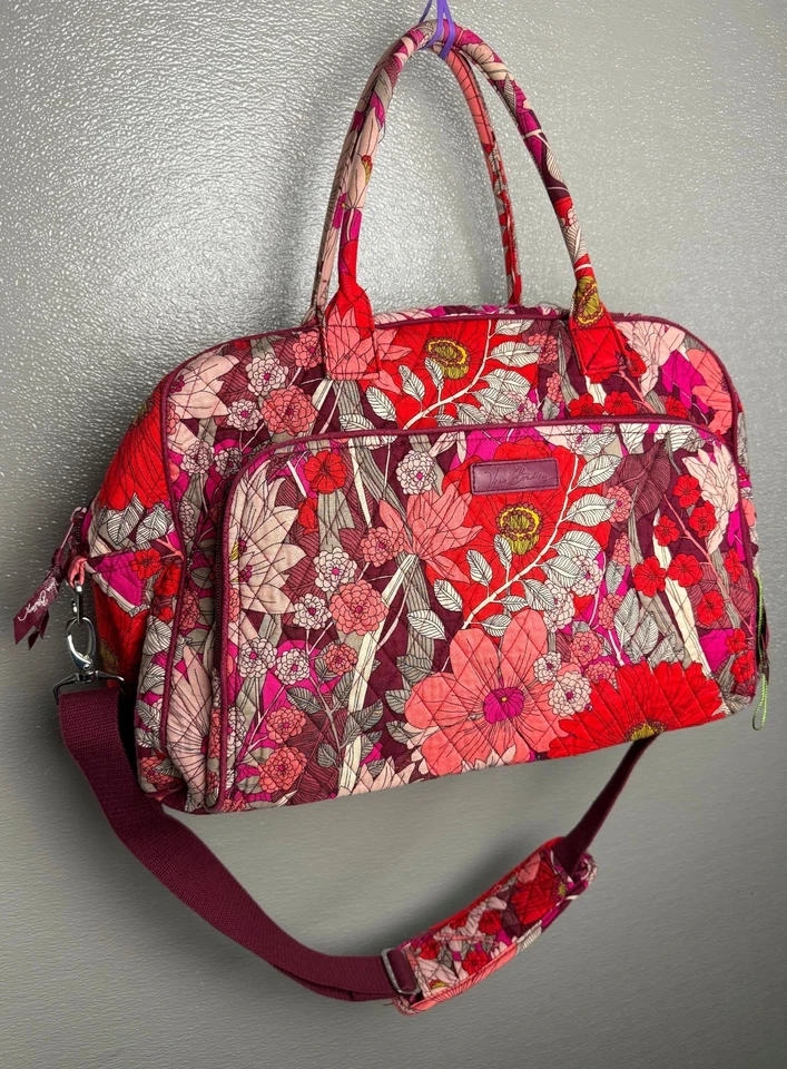 Спортивная сумка Vera Bradley LIGHTEN UP Weekender стеганая с регулируемым ремешком - Изображение 2 из 4