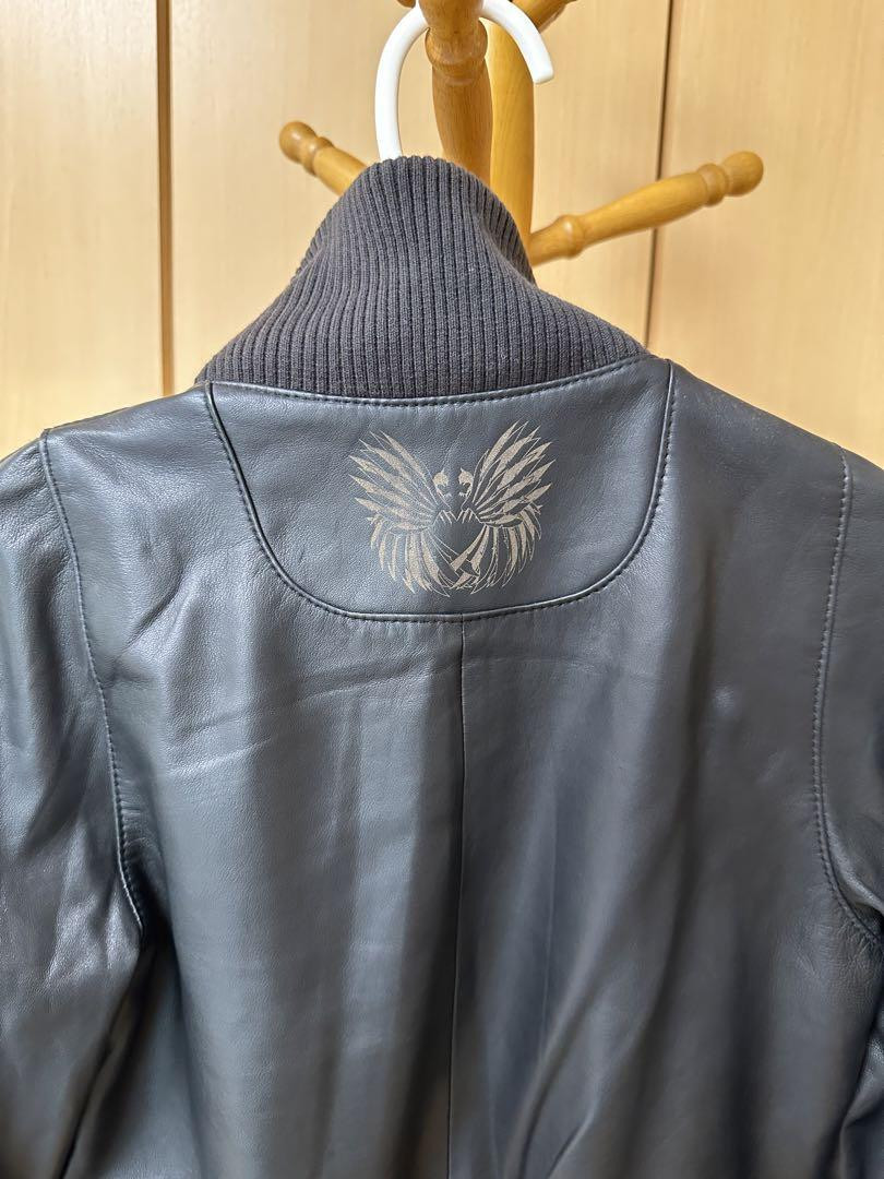 Alexander McQueen x PUMA collaboration leather jacket
