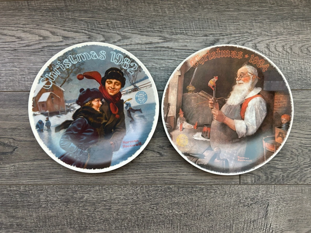 Norman Rockwell Christmas Plate 1982 for sale | eBay