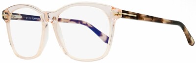 New TOM FORD TF5481-B 001 54mm Pink Transparent Havana Eyeglasses 
