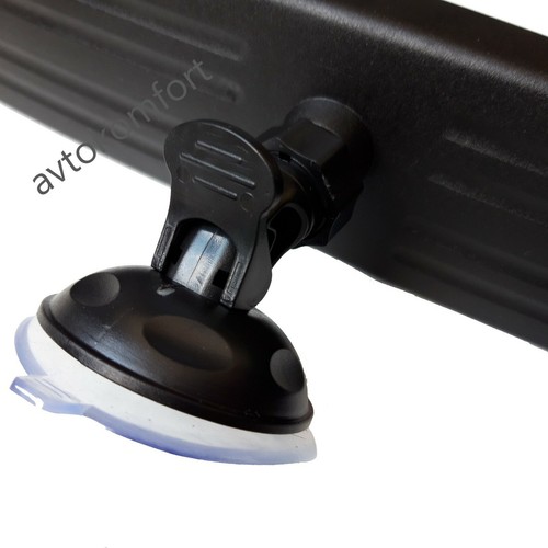 24 x 6 cm Interior Inside Rear View Car Mirror With Suction Cup Vacuum Stand - Picture 2 of 8