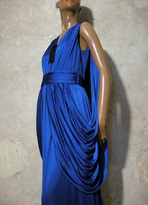 CHIC VINTAGE ROBE LONGUE DRAPéE 1970 TRUE VTG MAXI DRESS 70s ABITO RETRO ( 38 ) - Photo 1/4