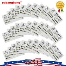 10-1000 packs Dental Orthodontic Brackets Brace Standard Roth 345 Hooks 022 Slot