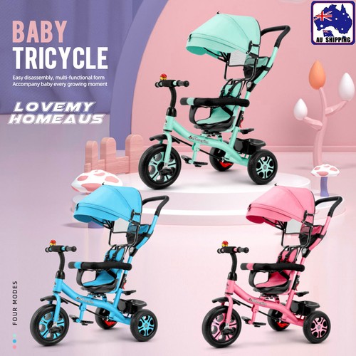 5 In 1 Kids Tricycle Toddler Pram 