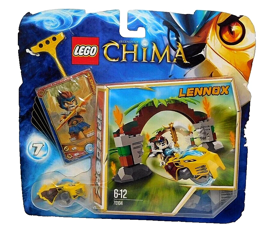 LEGO Jungle Gates Lennox, Legends of  Chima, 70 Parts (70104) - NEW - Image 2 of 4